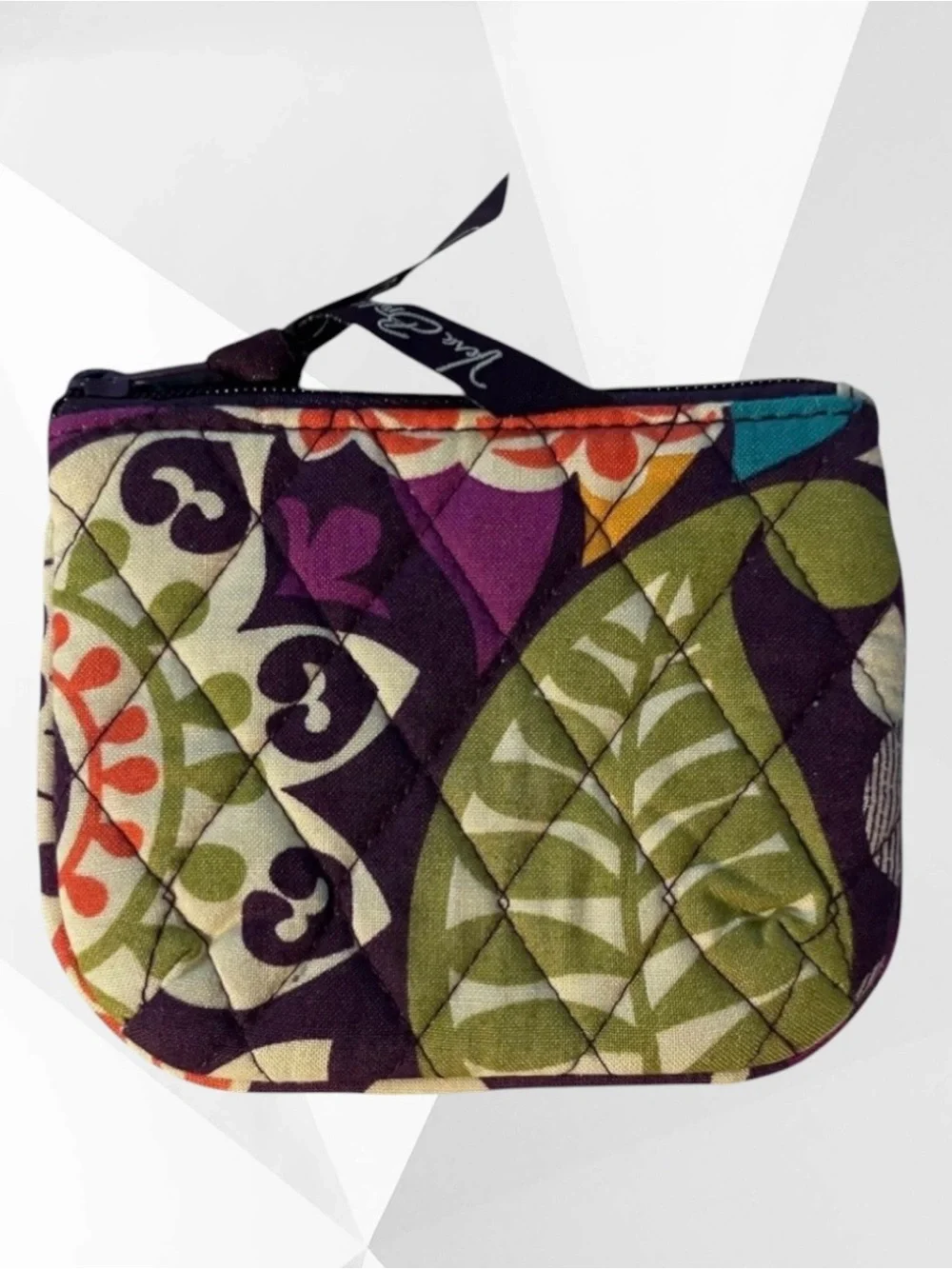 Vera Bradley: Plum Crazy Coin Pouch: Retired Pattern